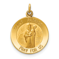 14k Saint Patrick Medal Charm