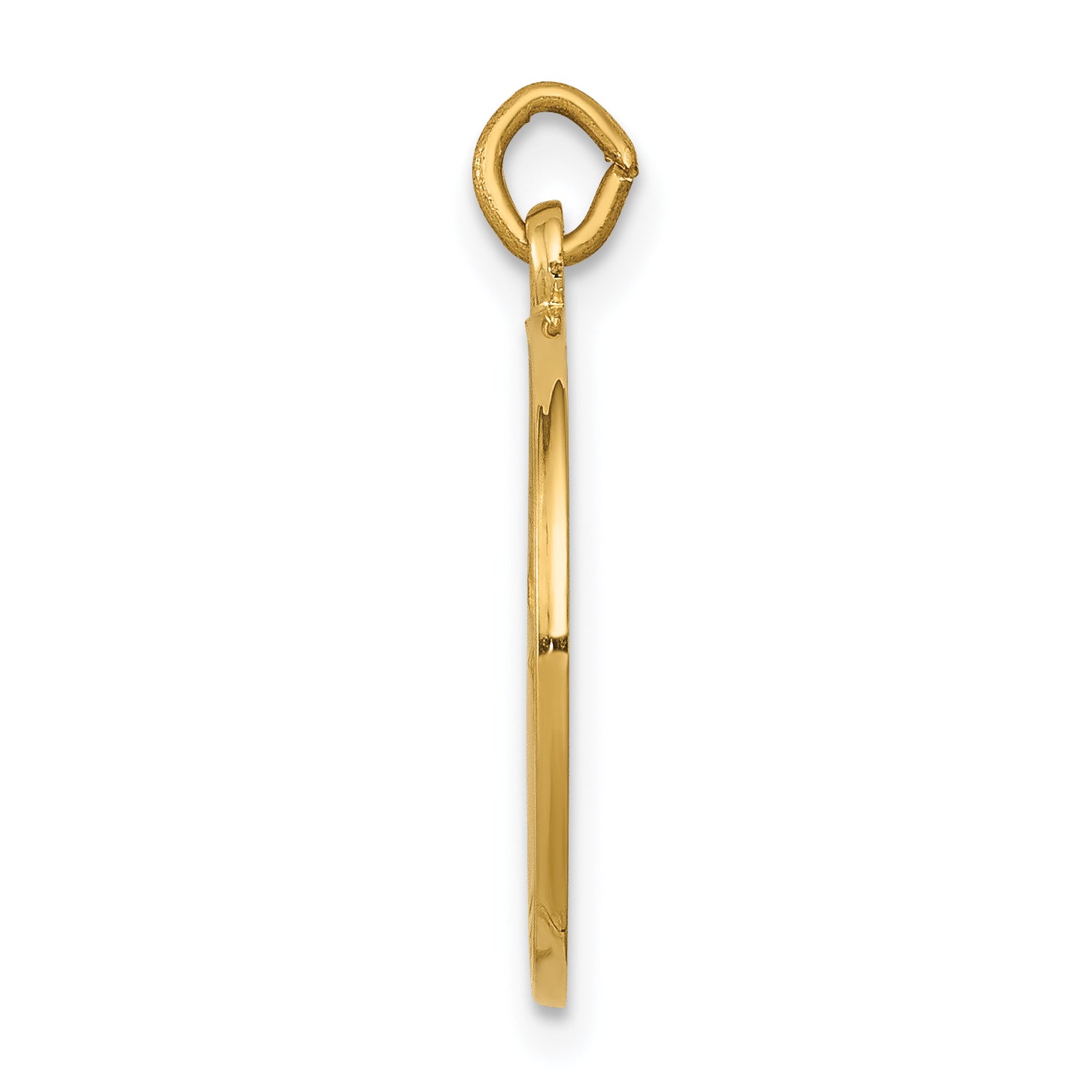 14K Saint John Baptist Medal Charm Secondary image