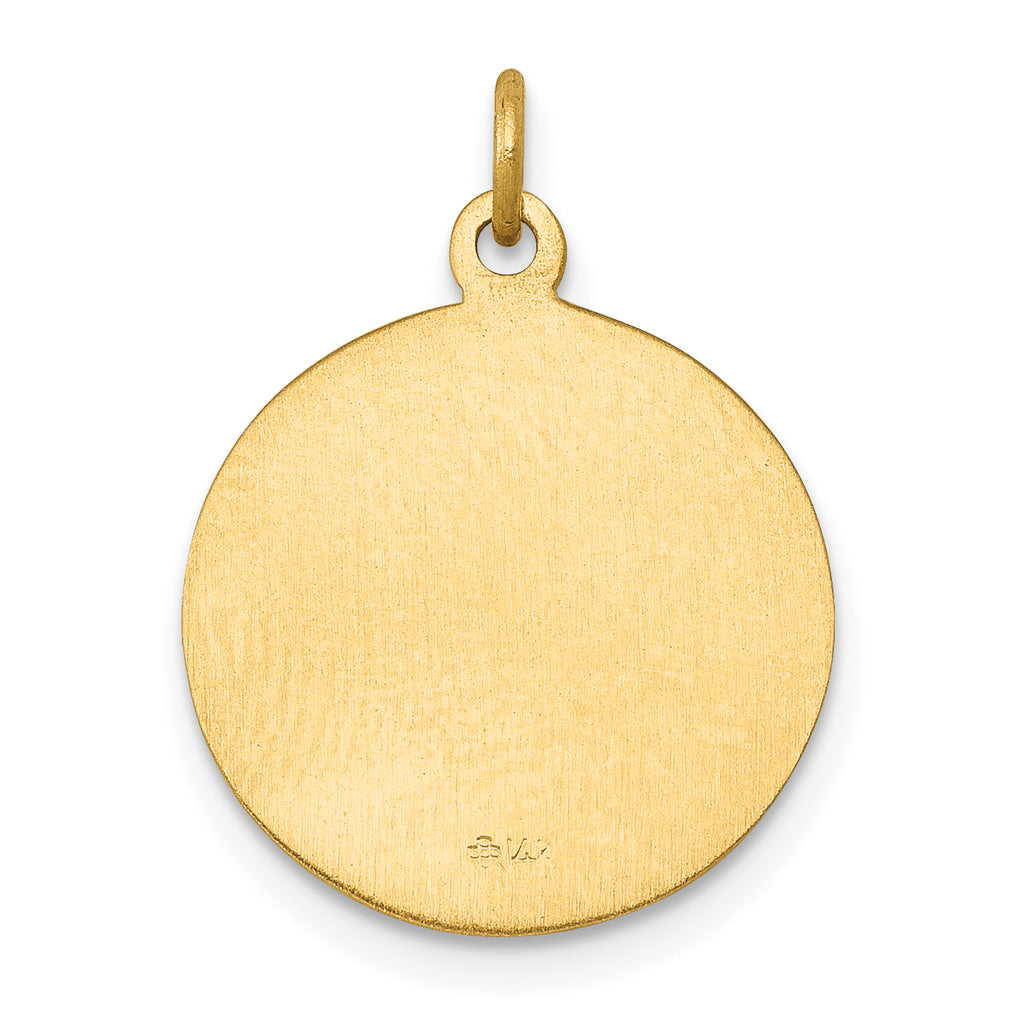 14K Saint George Medal Charm