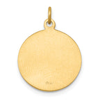 14K Saint George Medal Charm