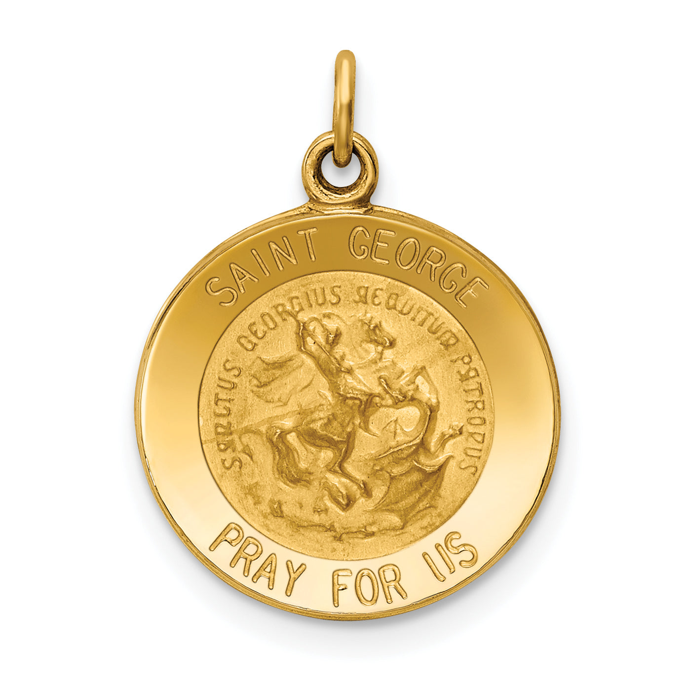 14k Saint George Medal Charm Main image