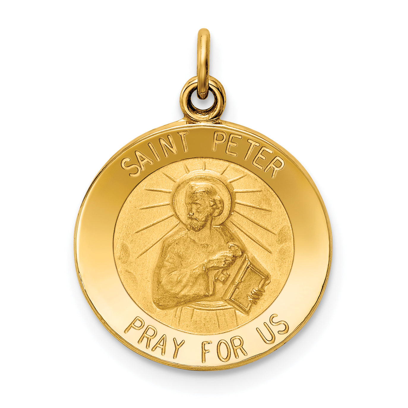14k Saint Peter Medal Charm Main image