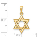 14K Star of David Pendant