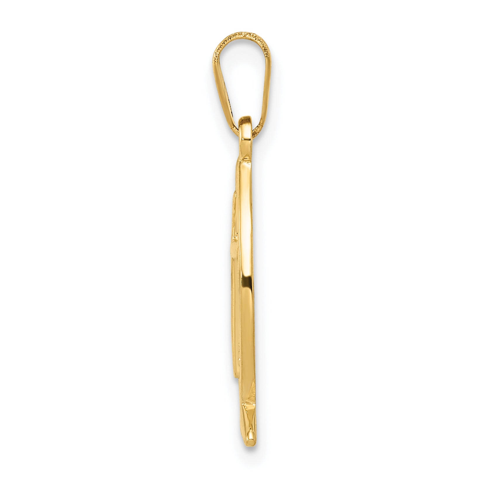 14K Ichthus Fish Pendant