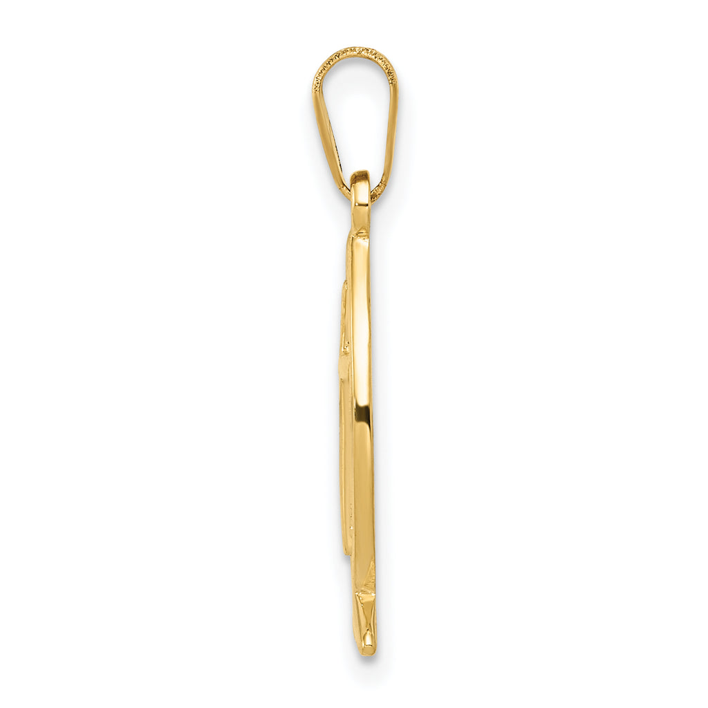 14K Ichthus Fish Pendant