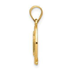 14K Ichthus Fish Charm