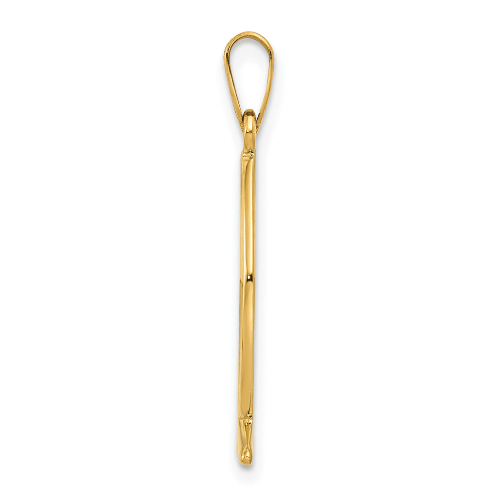14K Ichthus Fish Charm