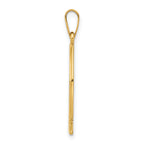 14K Ichthus Fish Charm