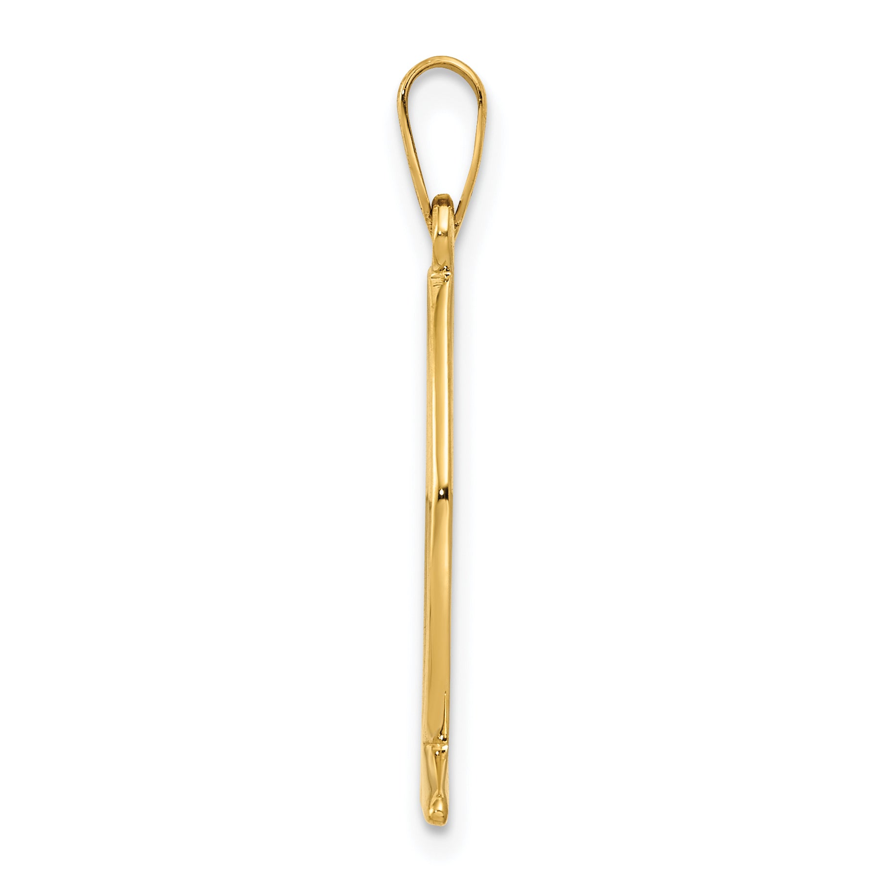 14K Ichthus Fish Charm