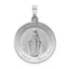 14k White Gold Miraculous Medal