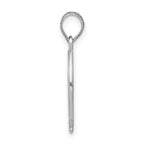 14K White Gold Ichthus Fish Pendant