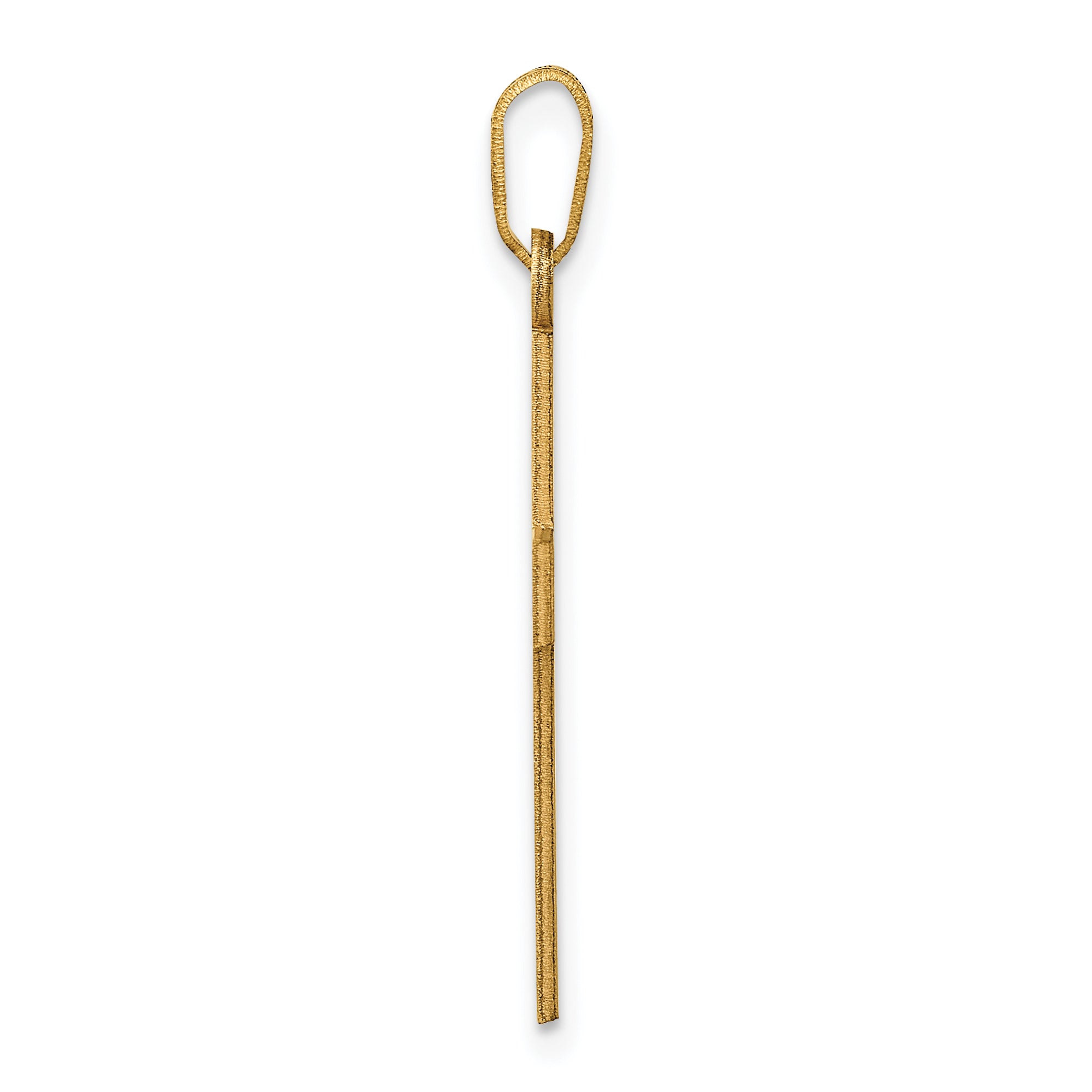 14K Polished Cross Charm Secondary image