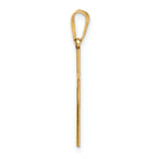 14K Cross Charm