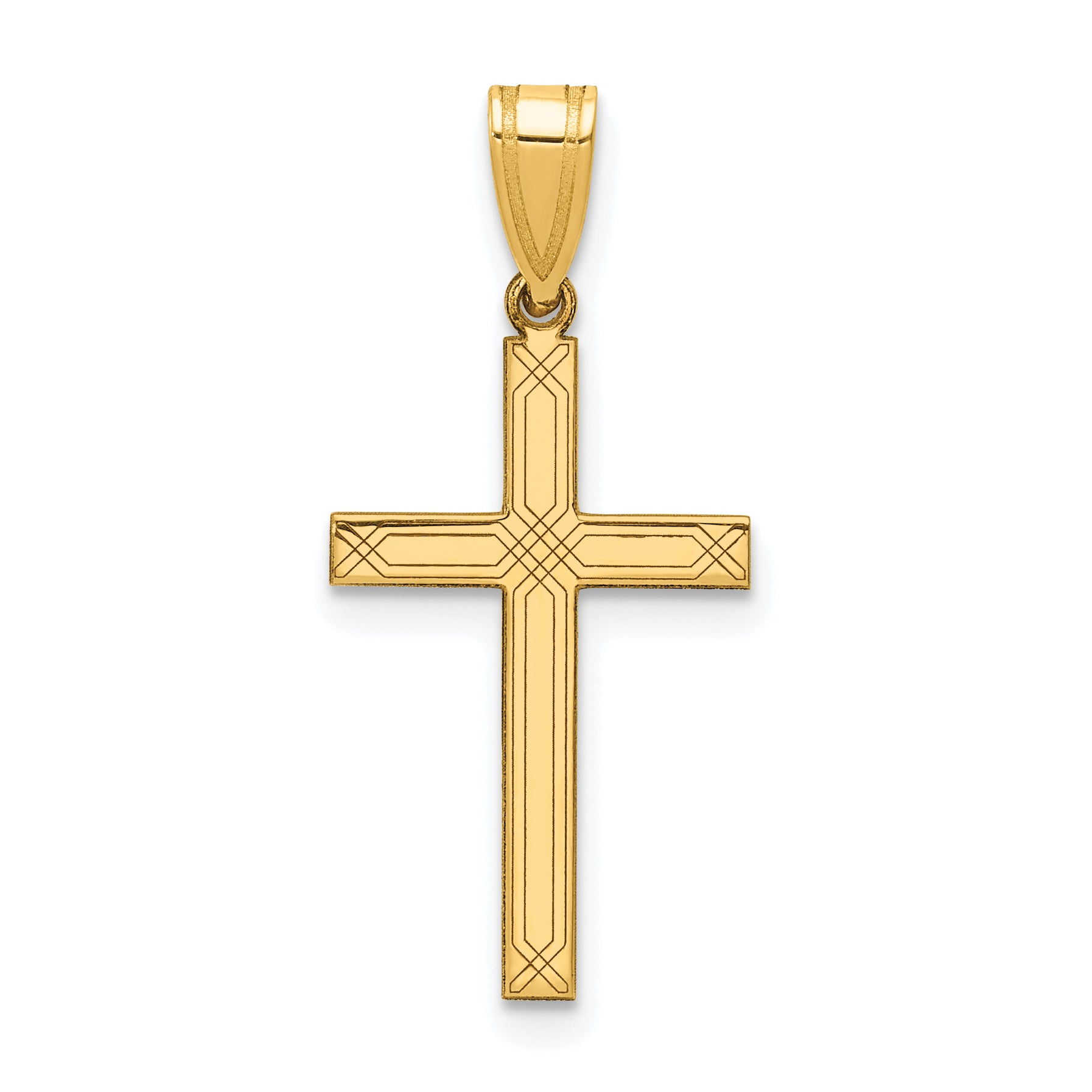 14k Cross Charm Main image