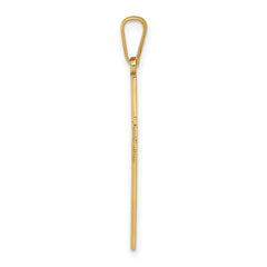 14K Cross Pendant