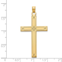14K Cross Pendant