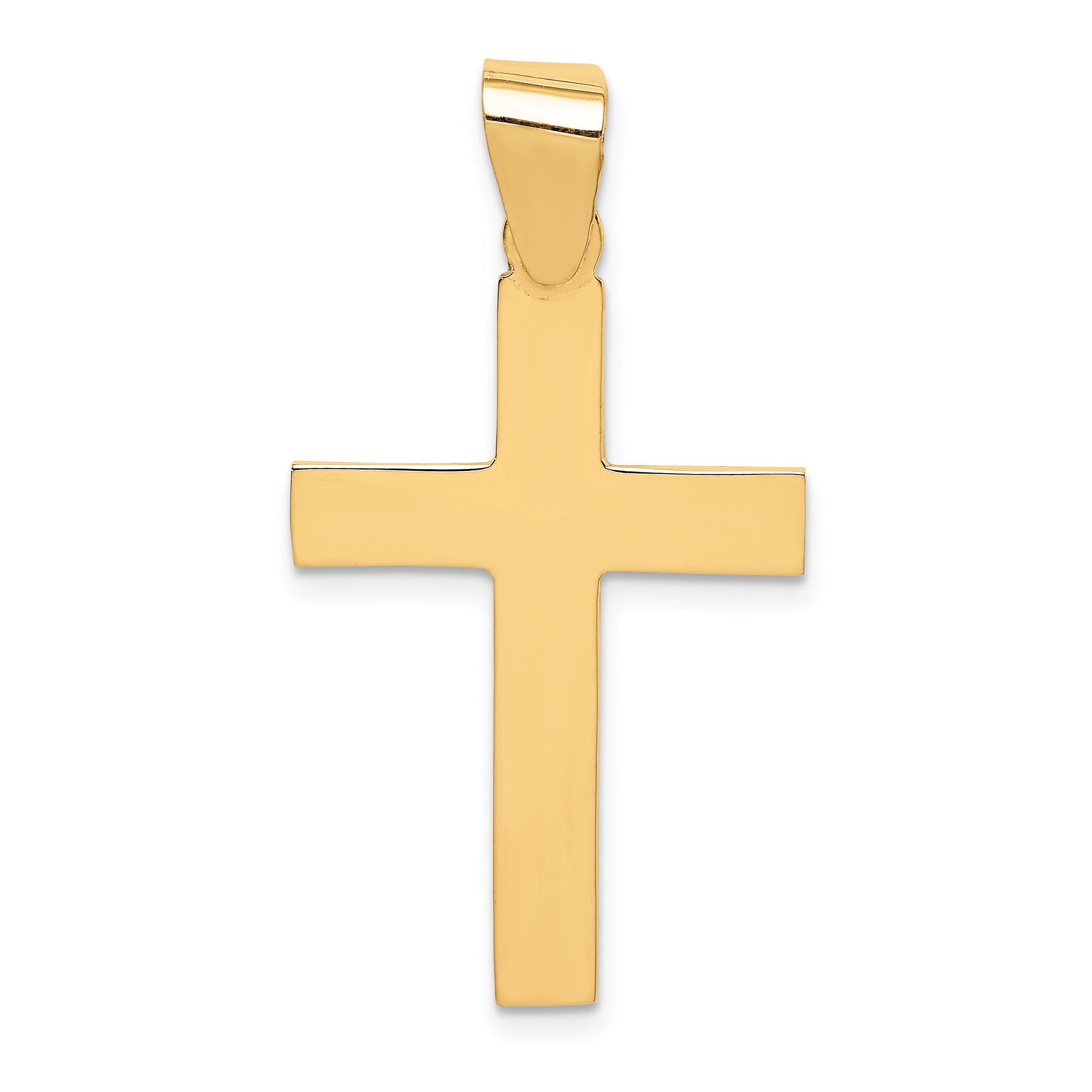 14k Polished Cross Pendant Main image