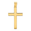 14k Polished Cross Pendant