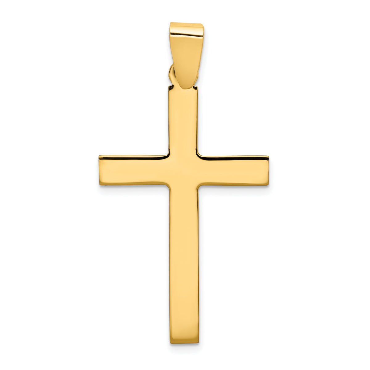 14k Polished Cross Pendant
