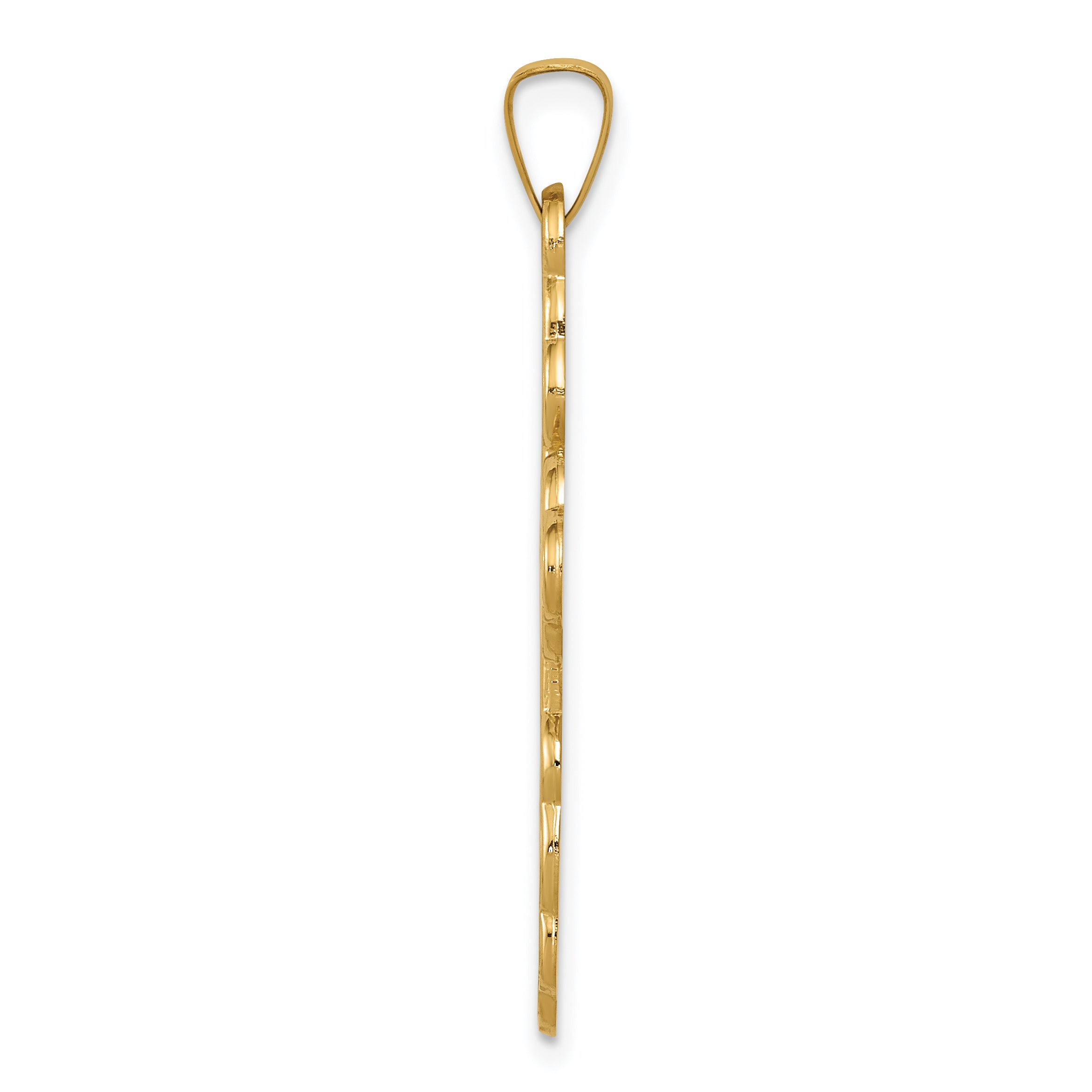 14K Eastern Orthodox Cross Pendant Secondary image