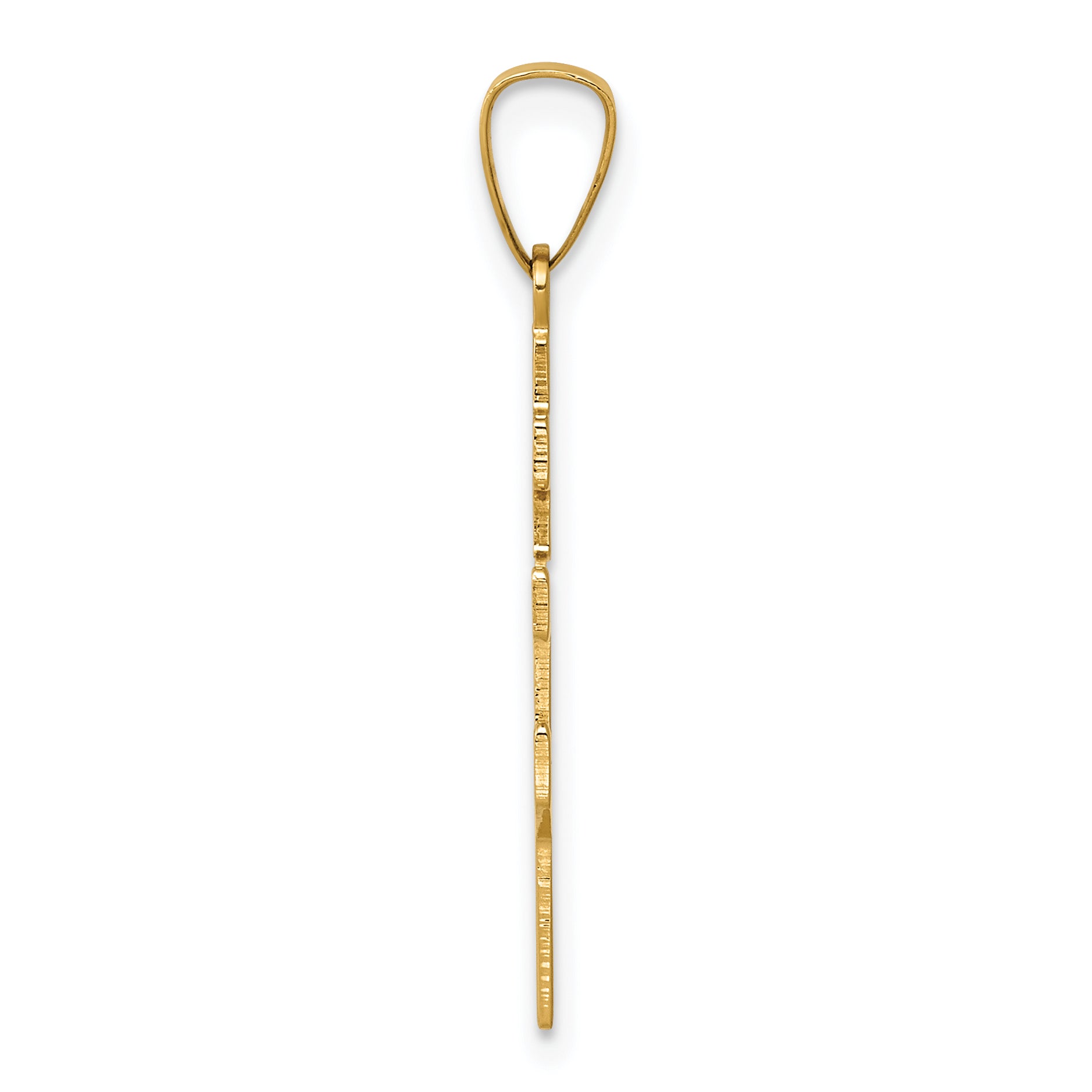 14K Eastern Orthodox Cross Charm Secondary image