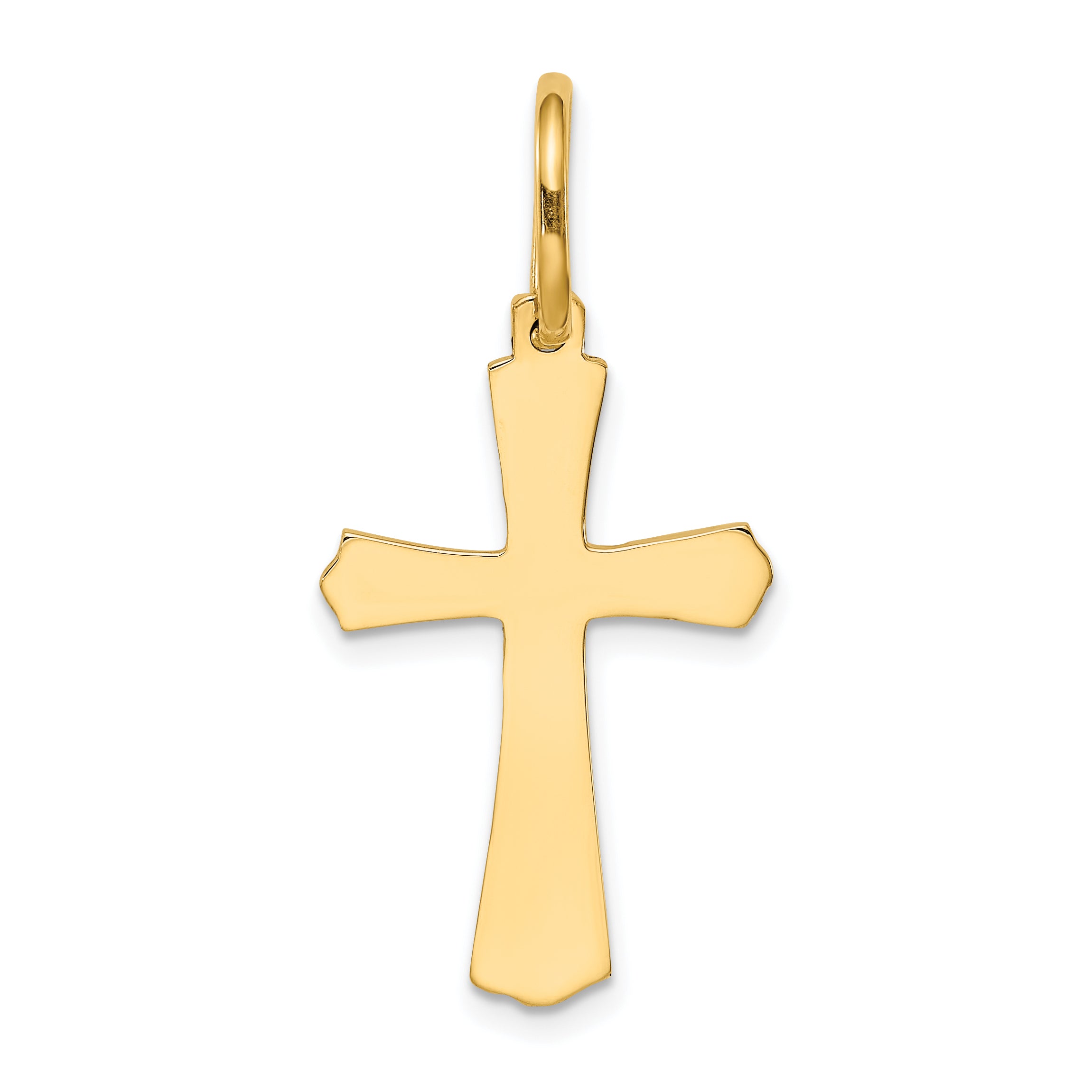 14k Polished Cross Charm Main image