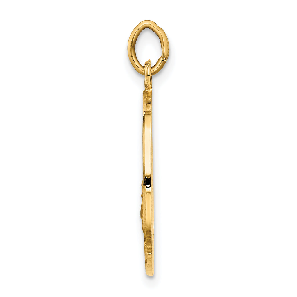14K Our Lady of San Juan Medal Pendant