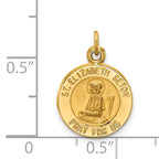 14K Saint Elizabeth Seton Medal Charm