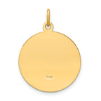 14K Saint Elizabeth Seton Medal Pendant