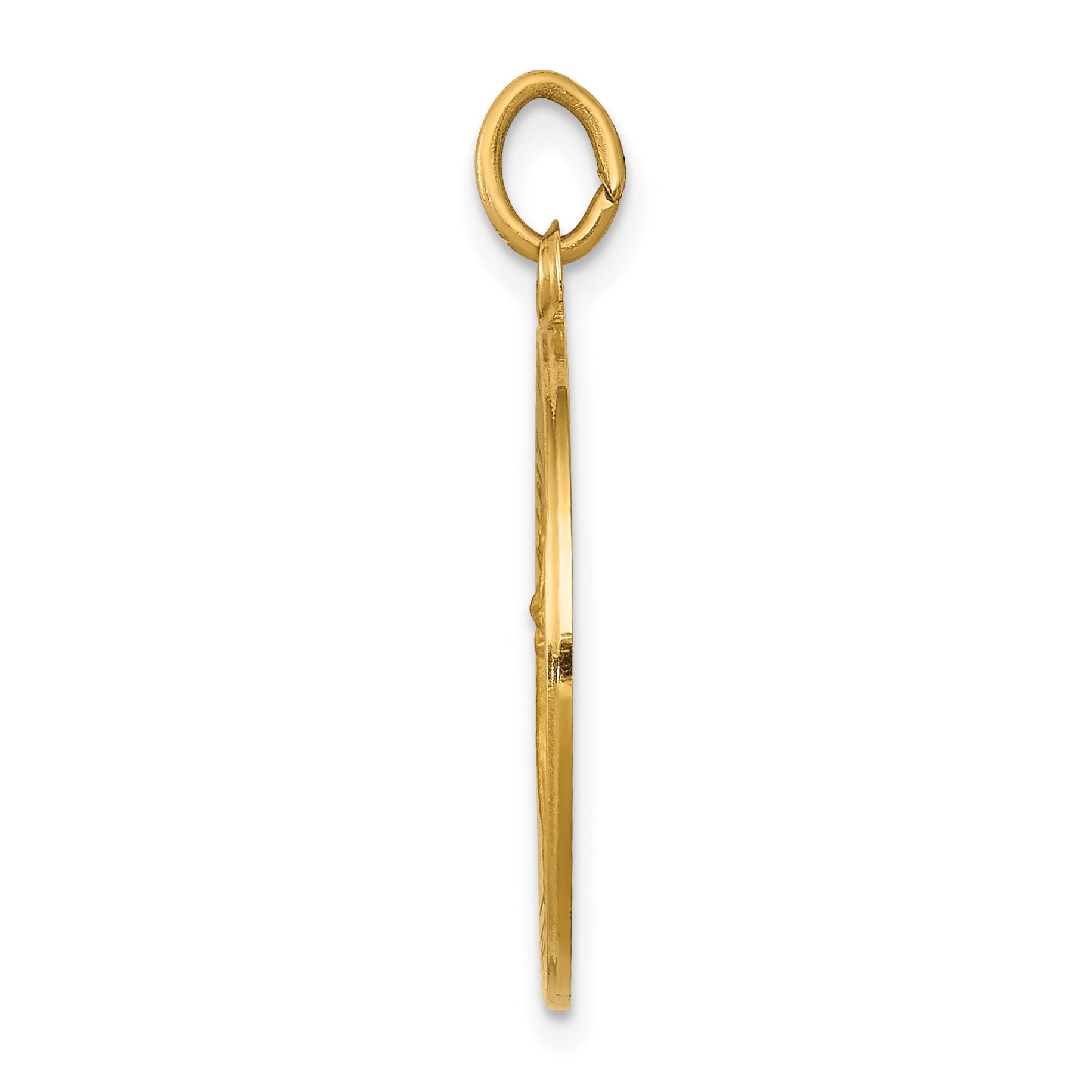 14K Saint John Baptist Medal Pendant Secondary image