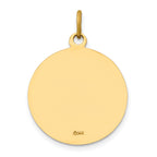 14K Saint John Baptist Medal Pendant