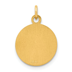 14K Saint Matthew Medal Charm
