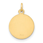 14K Our Lady Of The Assumption Medal Charm
