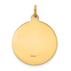 14K Our Lady of Perpetual Help Medal Pendant
