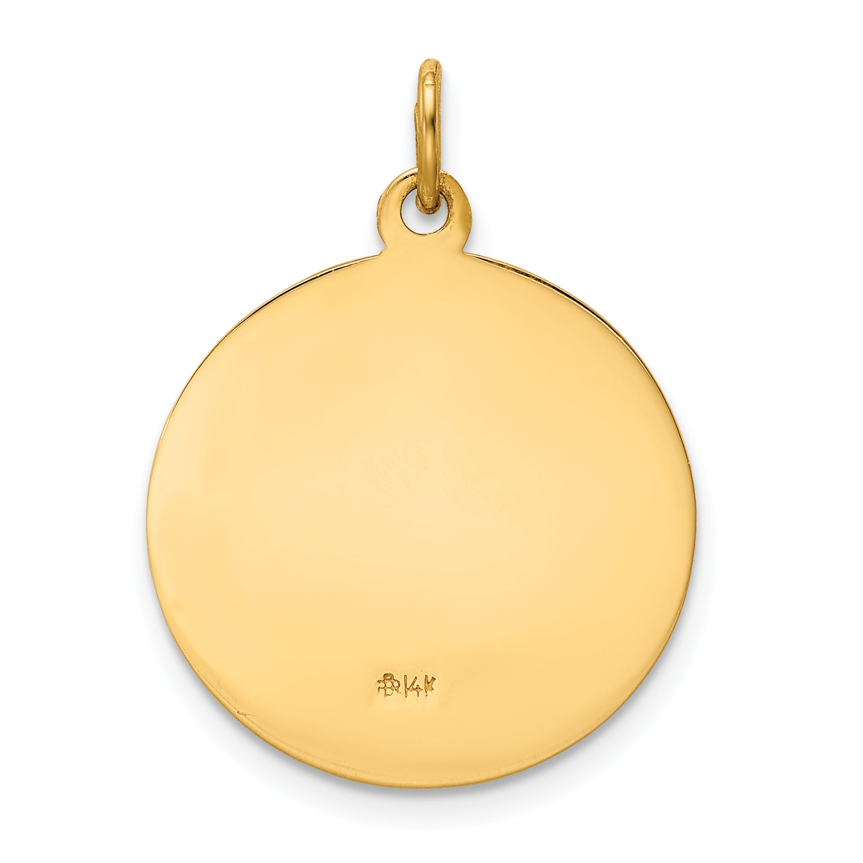 14K Our Lady of Perpetual Help Medal Pendant