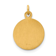 14K Infant of Prague Medal Charm