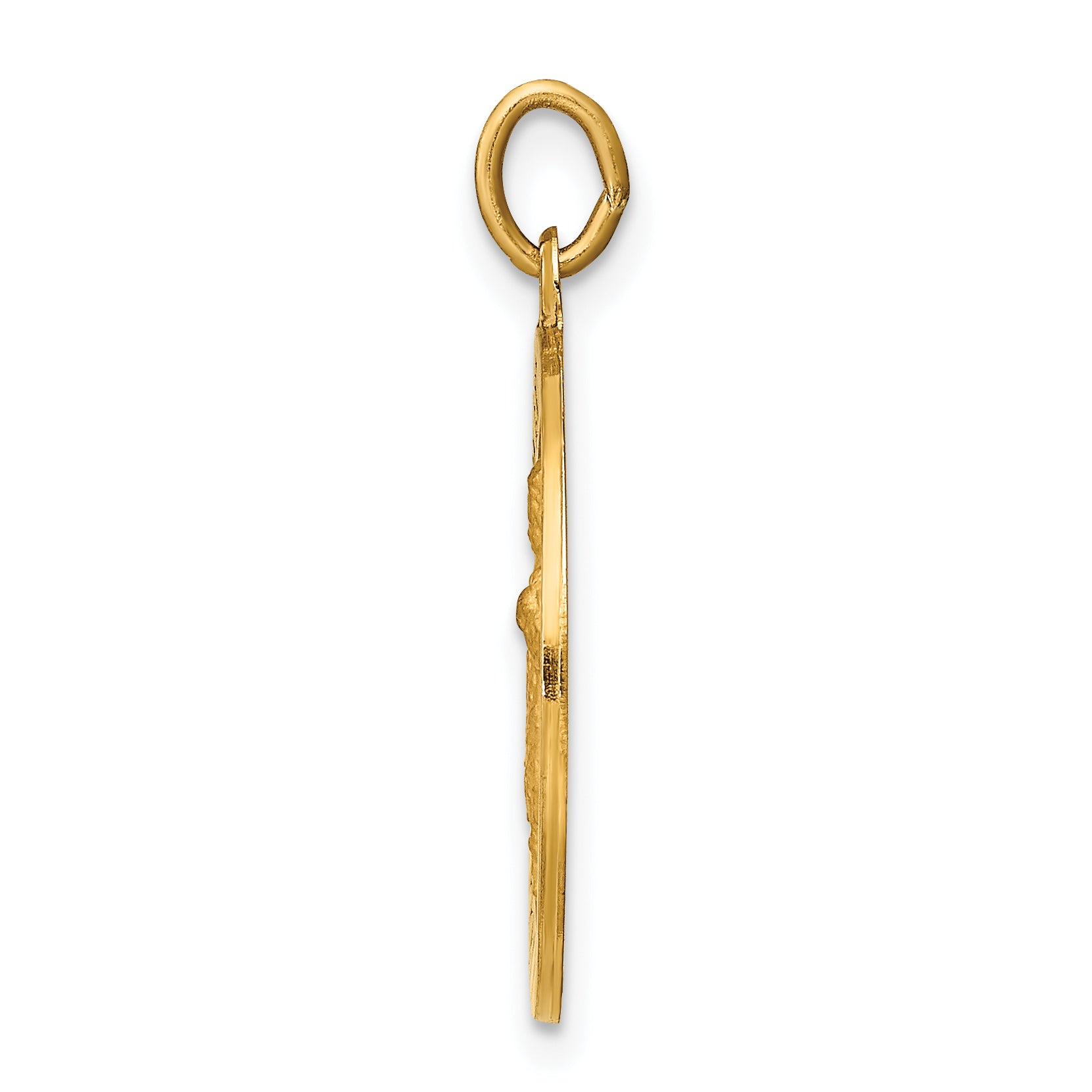14K Infant of Prague Medal Charm Secondary image