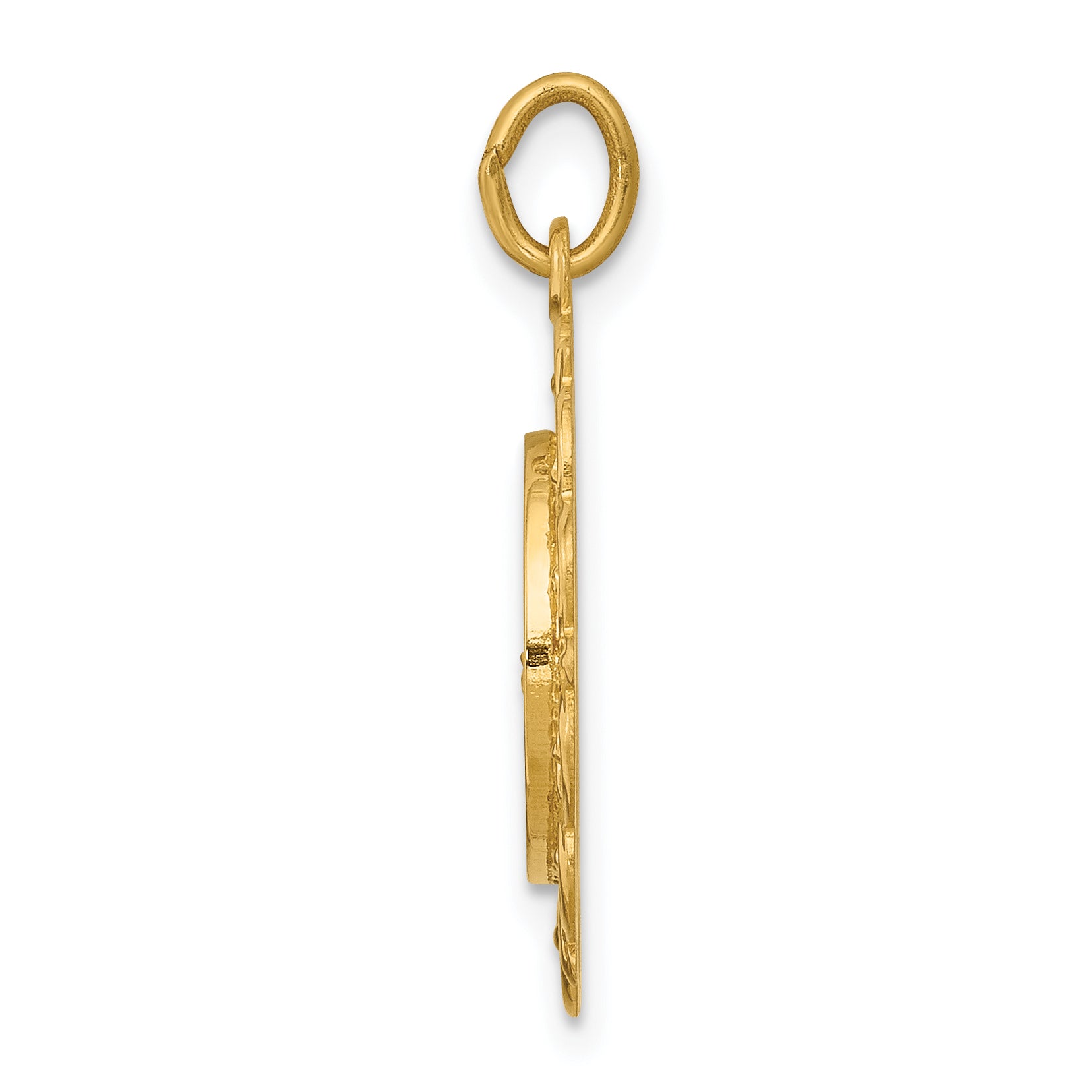 14K Our Lady of Lourdes Medal Pendant Secondary image