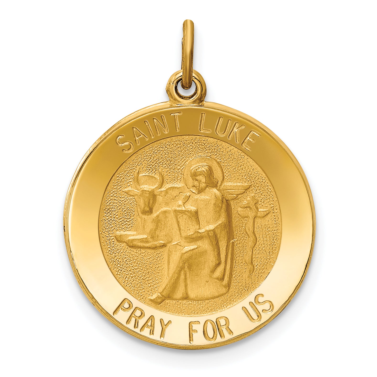 14k Saint Luke Medal Pendant Main image