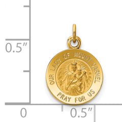 14K Our Lady of Mt. Carmel Medal Charm