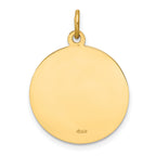 14K Our Lady of Mt. Carmel Medal Charm