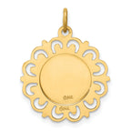 14K Our Lady of Mt. Carmel Medal Charm
