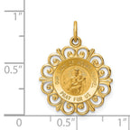 14K Our Lady of Mt. Carmel Medal Charm