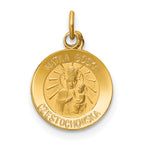 14k Matka Boska Medal Charm
