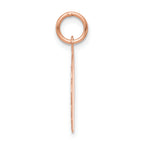 14K Rose Gold Saint Christopher Medal Charm