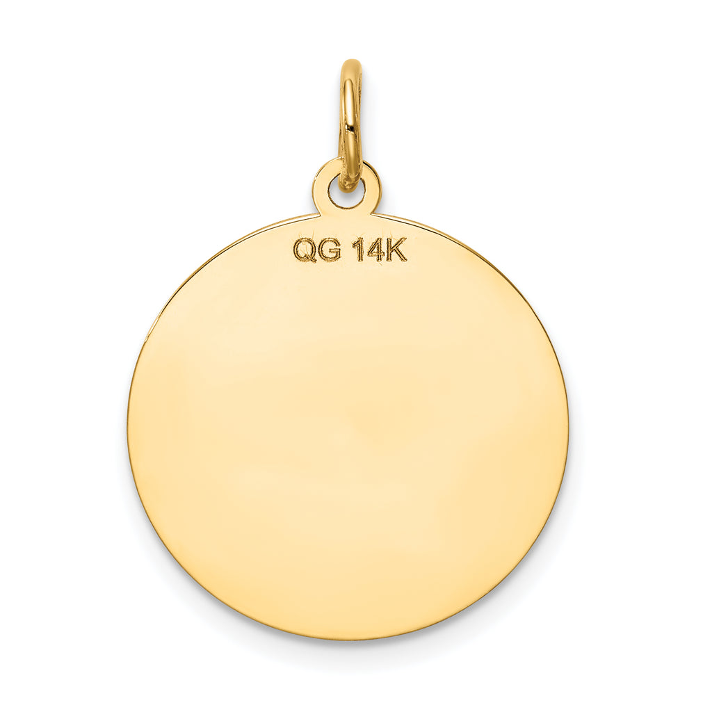 14K Saint Jude Thaddeus Charm