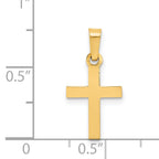 14K Cross Pendant