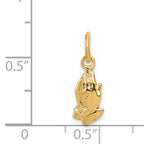 14K Praying Hands Charm