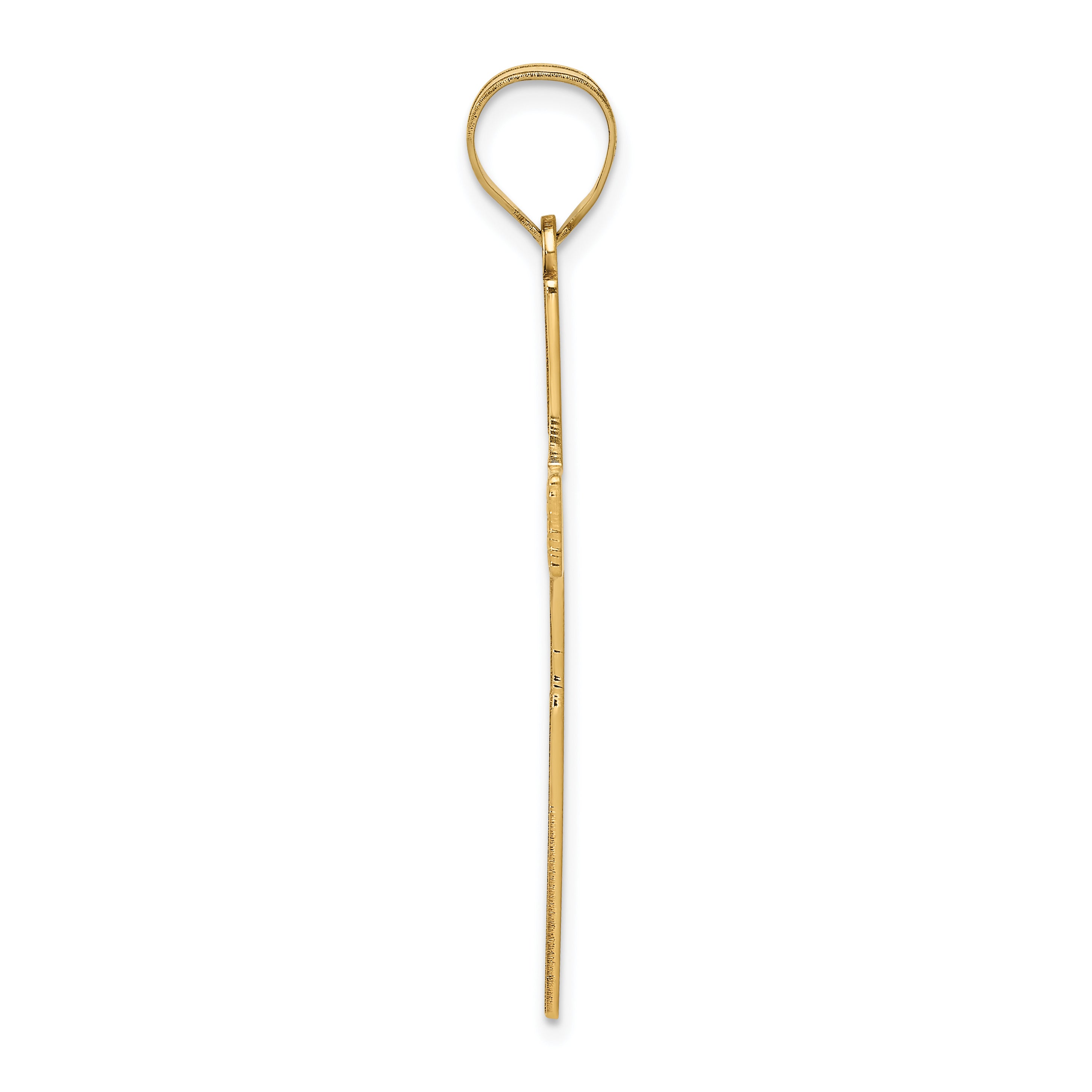 14K Laser Designed Cross