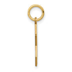 14K Laser Designed Star of David Charm